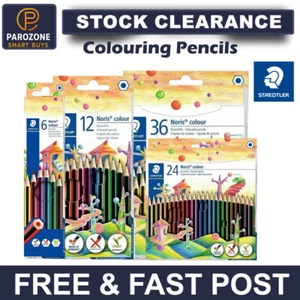 STAEDTLER Noris Colouring Pencils - Art Creative Fun - Pack Of 6,12,24 or 36 - Picture 1 of 11