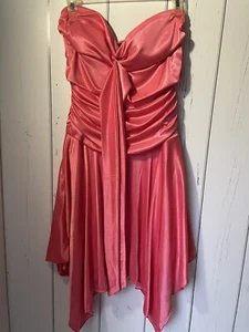 BCX Pink Asymmetrical Dress HOCO Party Size L - Picture 1 of 3