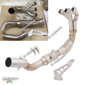 Cabezal de escape deslizante 51 mm tubo de eslabón frontal escape para Yamaha MT-09 FZ09 20-2023 - Imagen 1 de 10
