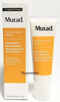 Murad Essential C Day Moisture FPS30 tamanho completo 1,7 oz/50 ml validade 09/2025 - Imagem 1 de 4
