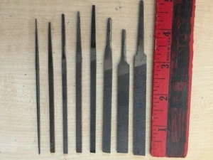 8pcs. Grobet., 3" Files, 7 mixed Pillar, 1 Round - Foto 1 di 2