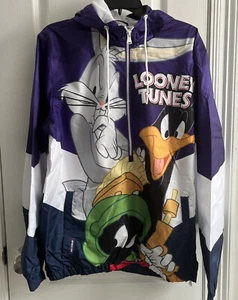 Chaqueta Taz Solo Miembros Looney Tunes Bugs Bunny Marvin Pato Lucas Marciano Talla M - Imagen 1 de 13