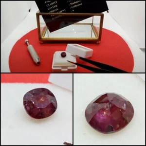 Rubí natural sin tratar Madagascar Oval 1.55 Ct - Imagen 1 de 11
