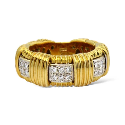 Anillo ROBERTO COIN Colección Appassionata Diamantes Oro Amarillo 18K Foto 1 de 4