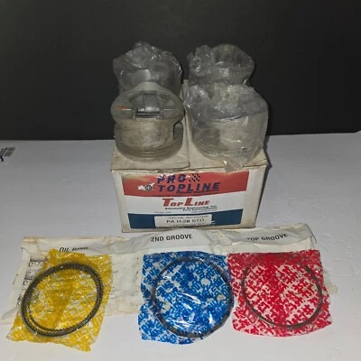 Pistones Top Line PA H-28 STD con anillos 93-96 Honda Prelude VTEC H22A1 DOHC 16 V Foto 1 de 4