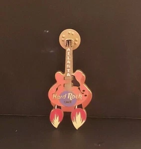 Hard Rock Cafe ~ Atlanta Rocket Gitarren-Pin ~ SEHR GUTER ZUSTAND  - Bild 1 von 2