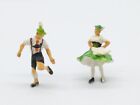 Preiser Figures Bavarian Dancers - OO/HO - Very Good Condition