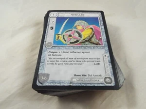 MIDDLE EARTH THE WIZARDS COMPLETE SET OF 58 FIXED CARD - Picture 1 of 1