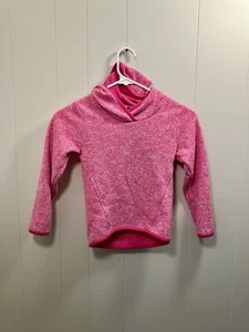 Champion Girls XS Pink Hooded Sweatshirt Size 4/5 Bright Pullover R2 - Picture 1 of 8