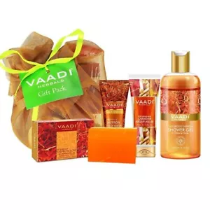 VAADI HERBALS Luxurious Saffron Skin Whitening Set, Gel, 4 Count - Picture 1 of 2
