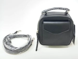 Mochila de hombro para mujer Street Level negra con cremallera a presión 9144 - Imagen 1 de 7