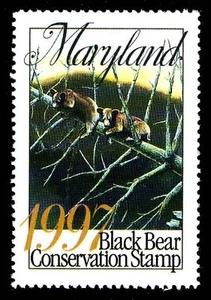 Maryland Conservation ""Black Bear"" Mognh 1997 - En muy buen estado/xf - Imagen 1 de 1