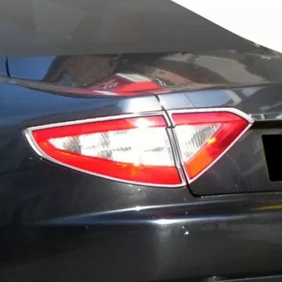 MASERATI GRANTURISMO M145 cromo estilo borde marco luz trasera luz trasera - Imagen 1 de 2