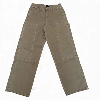 Youth 男孩 RSQ 卡其色阔腿宽松牛仔裤 14 码状况完好 — 第 1/4 张图片