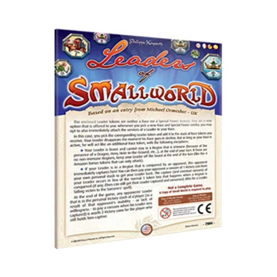 Days of Won Small World  Leaders of Small World Mini Expansion (2n Bag SW (New) - Image 1 of 1