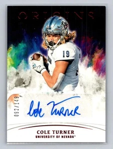 2022 Panini Chronicles Draft Picks #OA-COL Cole Turner Rookie Autographs #/149 - Picture 1 of 2