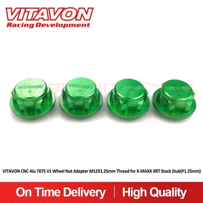 Vitavon V1 Wheel Nut Adapter M12X1.25mm Thread For X-MAXX XRT Stock Stub - Image 1 of 4