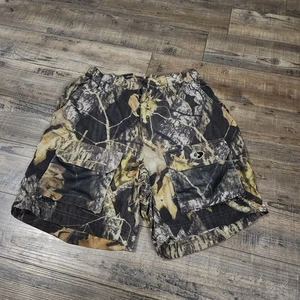 Mossy Oak Camouflage Elastic Pull up Shorts size small Men 2330 - Picture 1 of 5