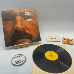 Paul Horn- Inside  VG+/VG  Ultrasonic Clean 1968 - Picture 1 of 4