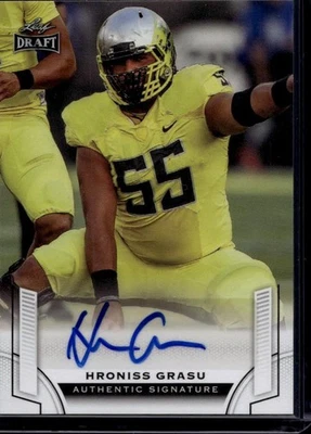 2015 Leaf Draft #BA-HG1 Hroniss Grasu Autographs - Image 1 of 2