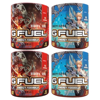 G Fuel Mini Tubs Energy Drink 15 Servings Caffeine Heaven & Hell NEW AND SEALED