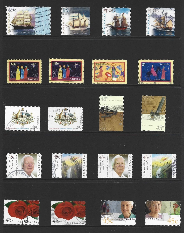 Selection 20  Australian Stamps Used - Image 1 of 1