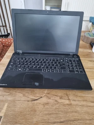 Toshiba Satellite PRO C50-A-1E2 Laptop for spares or repairs including c - Black - Image 1 of 4