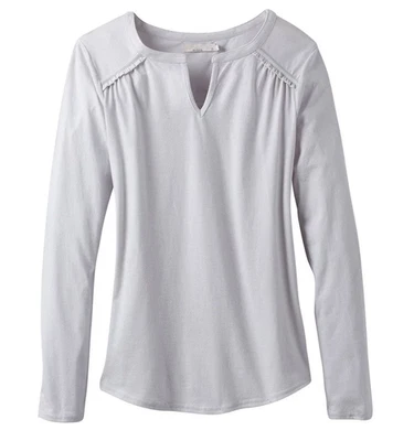 Camiseta deportiva para mujer PrAna Nitty talla: mediana color: spray plateado nueva con etiquetas Foto 1 de 2