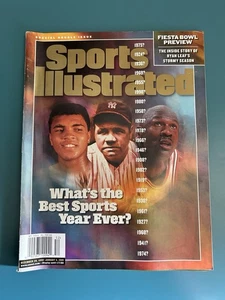 NEWSSTAND Sports Illustrated December 1998 Michael Jordan Muhammad Ali Babe Ruth - Picture 1 of 8