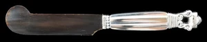 5 3/4" Georg Jensen Acorn Pattern Pate Knife w/ Horn Blade - Picture 1 of 7