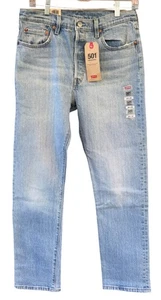 Jeans Levis Uomo 501 Original Fit Denim Lavaggio Leggero Taglia 29x30 - Foto 1 di 14