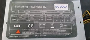 Switching Power Supply Netzteil Model: SL-500A 500W 35-004 - Afbeelding 1 van 4