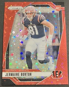 2024 Panini Prizm No Huddle /75 Red Disco Jermaine Burton RC #350 - Bild 1 von 2