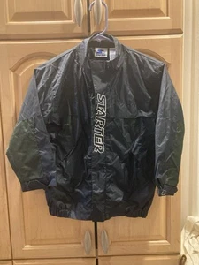 Vintage 90’s STARTER Youth Size 7 Navy Windbreaker Jacket full zip Brand New!! - Picture 1 of 18