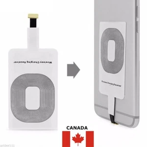 Nuevo módulo receptor de carga inalámbrica súper delgado alfombrilla de tarjeta para iPhone 5-7 - Imagen 1 de 1