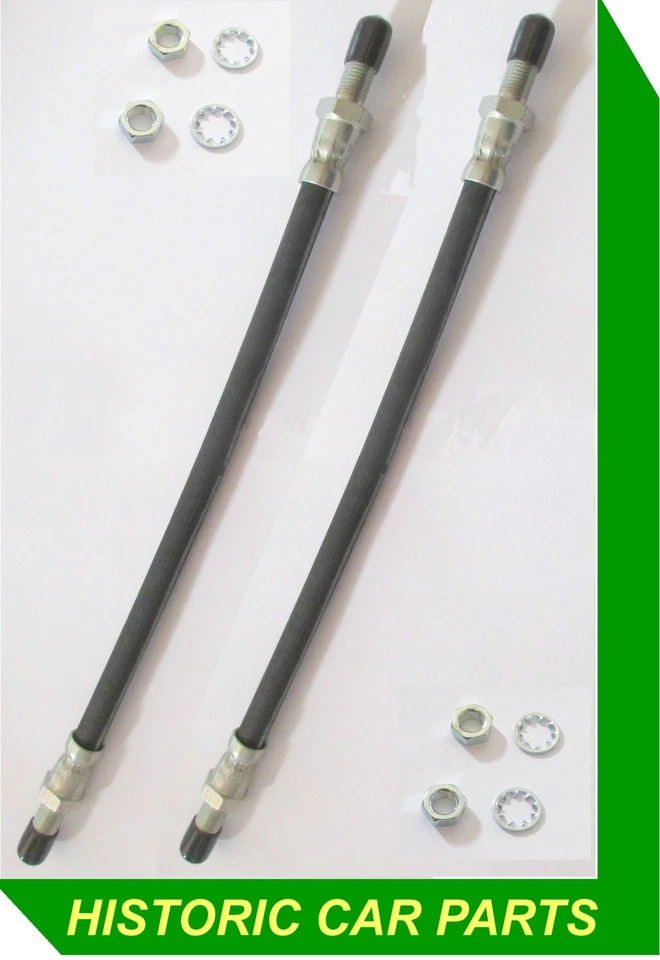 TRIUMPH TR4A 2138cc 1966-67 - 2 MANGUERAS Y CIERRES PINZA DE FRENO DE DISCO DELANTERO Foto 1 de 1