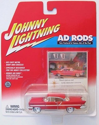 РЕКЛАМНЫЕ УДИЛИЩА JOHNNY LIGHTNING R4 1956 LLINCOLN PREMIERE Yellowed Bubble No5 - Изображение 1 из 2