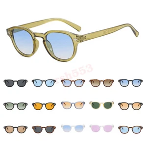 2024 Brand New Vintage Sunglasses Frame Retro Clear Glasses Tinted Lens Fashion - Picture 1 of 26