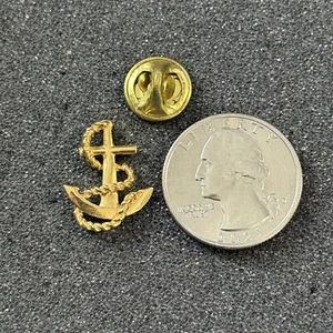 Anchor Nautical Rope Cross Crucifix Religious Pin Pinback #48515 - Picture 1 of 2