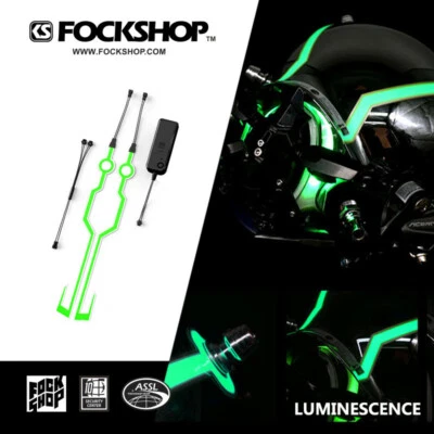 Cyberpunk Mask Helmet Accessories DIY Cold Light Strip Glue Tape - Image 1 of 4