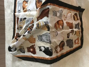 KITTY KATZE LANGER SCHAL MIAU 57" X 13" PERSER SIAMESISCHER CALICO TABBY TORTIE BENGAL - Bild 1 von 5