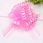 50mm Large Bow Organza Ribbon 20 Pull Bows Wedding Party Decor Gift Wrapping UK