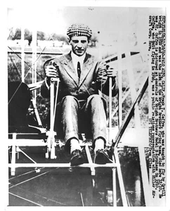 1960 Early Aviation 1910 Photo Frank Coffyn at Controls Wright Bros Model B - Picture 1 of 10
