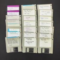 LOT of 22 Vintage 3.5 Floppy Disks - Apple II IIe IIc IIGS Computers