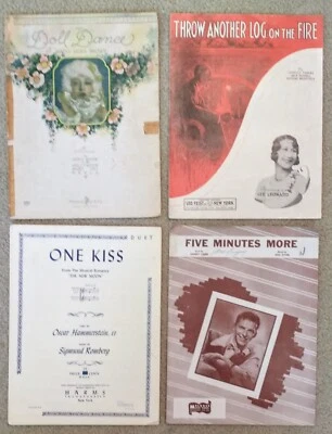 50 piezas Partituras Antiguas 1926 a 1949 Varios Compositores Artistas y Editores Foto 1 de 4