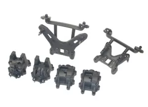 Carson Rock Warrior Nitro X10NT 1:10 500105319 Dämpferbrücken + Karohalter CX6® - Bild 1 von 1