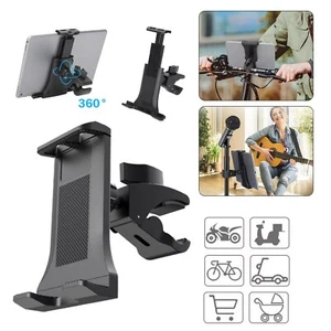 Support Microphone Musique Support Tapis Roulant Vélo pour Tablette iPhone 4.7-12.9" - Photo 1/7