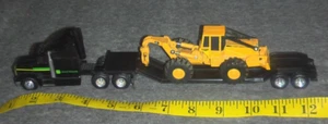 John Deere 648E Turbo Log Skidder w/ Semi Truck Lowboy Set 1:64 Scale Ertl - Picture 1 of 5