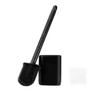 Toilet Brush And Holder Bathroom Toilet Brush Holder Set Silicone Toilet Brush* - Picture 1 of 6
