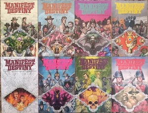 MANIFEST DESTINY graphic novel TPB lot #1-8 COMPLETE SET- Dingess Roberts -Image - Picture 1 of 11
